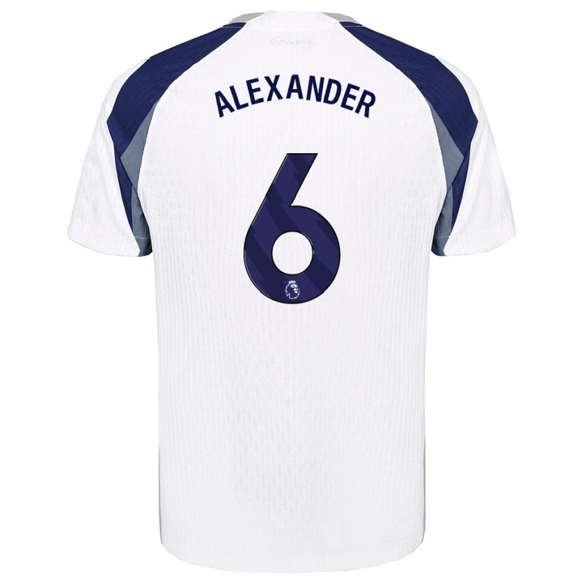 Danxen Men Reiss-Alexander Russell-Denny #6 White Navy Home Jersey 2025/26 T-Shirt