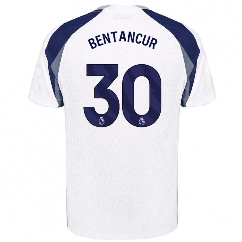 Danxen Men Rodrigo Bentancur #30 White Navy Home Jersey 2025/26 T-Shirt