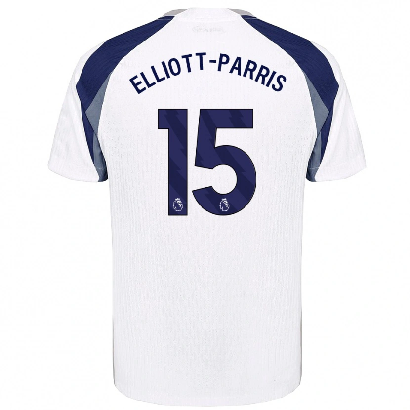 Danxen Men Reiss Elliott-Parris #15 White Navy Home Jersey 2025/26 T-Shirt