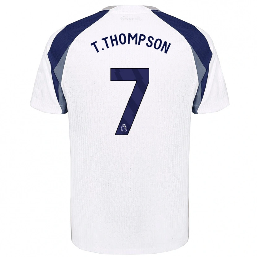 Danxen Men Tynan Thompson #7 White Navy Home Jersey 2025/26 T-Shirt