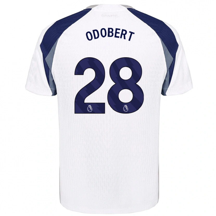 Danxen Men Wilson Odobert #28 White Navy Home Jersey 2025/26 T-Shirt