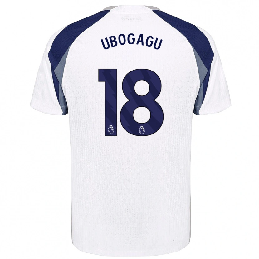 Danxen Men Chioma Ubogagu #18 White Navy Home Jersey 2025/26 T-Shirt