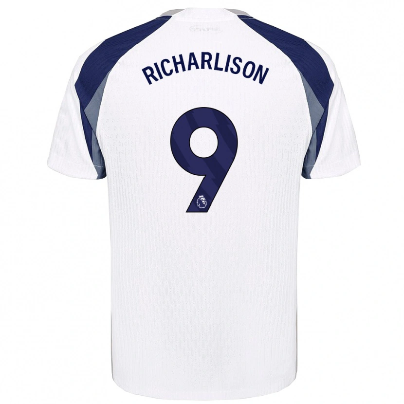 Danxen Men Richarlison #9 White Navy Home Jersey 2025/26 T-Shirt