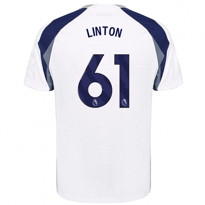 Danxen Men Jahziah Linton #61 White Navy Home Jersey 2025/26 T-Shirt