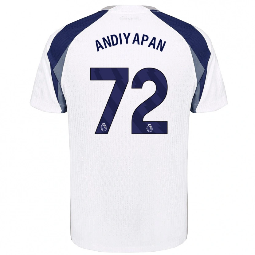 Danxen Men William Andiyapan #72 White Navy Home Jersey 2025/26 T-Shirt