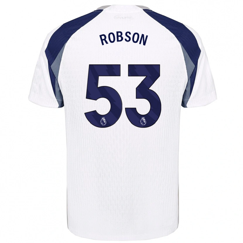 Danxen Men Max Robson #53 White Navy Home Jersey 2025/26 T-Shirt