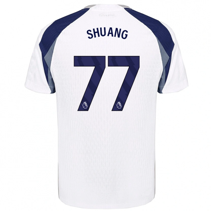 Danxen Men Wang Shuang #77 White Navy Home Jersey 2025/26 T-Shirt