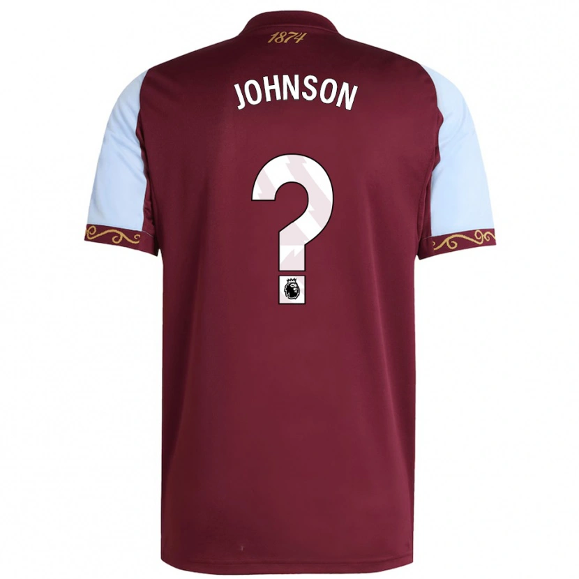 Danxen Men Oscar Johnson #0 Burgundy Sky Blue Home Jersey 2025/26 T-Shirt