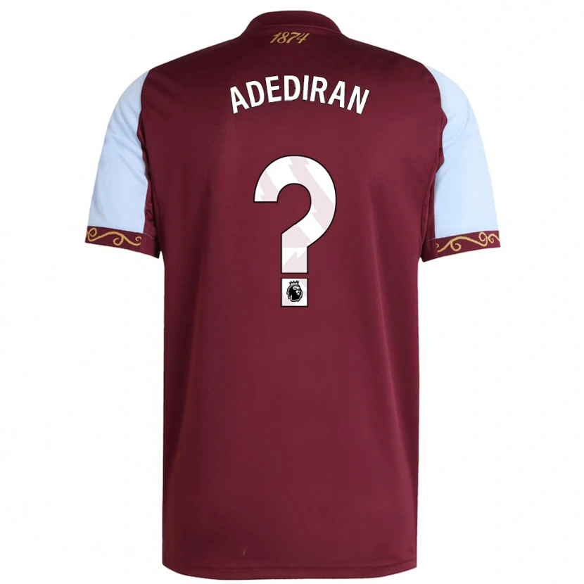 Danxen Men Daniel Adediran #0 Burgundy Sky Blue Home Jersey 2025/26 T-Shirt