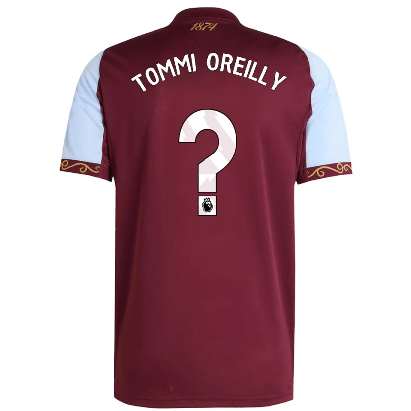 Danxen Men Tommi Oreilly #0 Burgundy Sky Blue Home Jersey 2025/26 T-Shirt