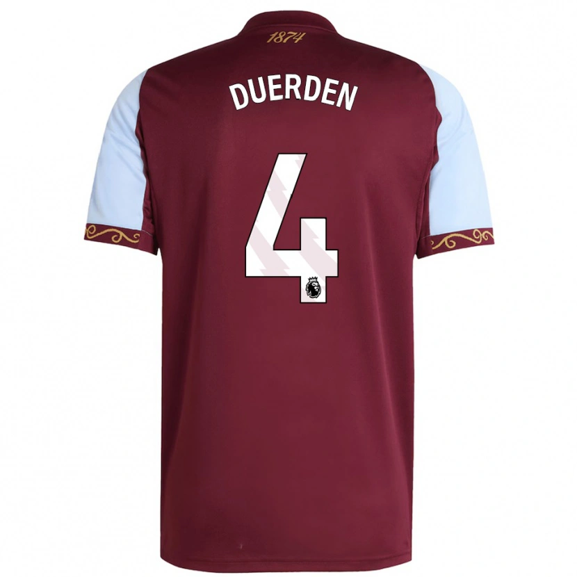 Danxen Men Archie Duerden #4 Burgundy Sky Blue Home Jersey 2025/26 T-Shirt