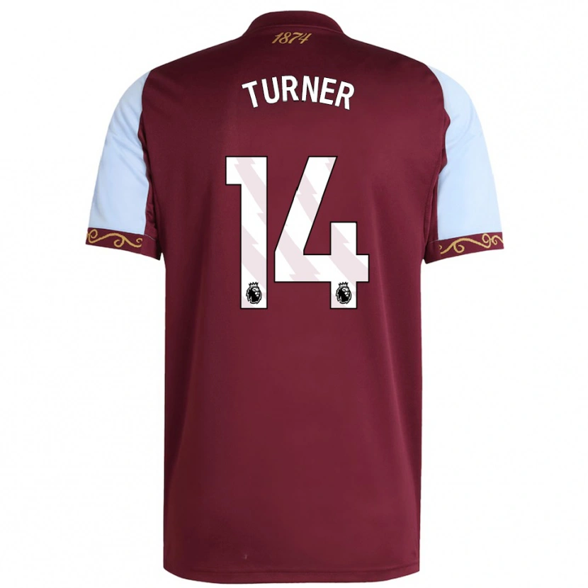 Danxen Men Danielle Turner #14 Burgundy Sky Blue Home Jersey 2025/26 T-Shirt