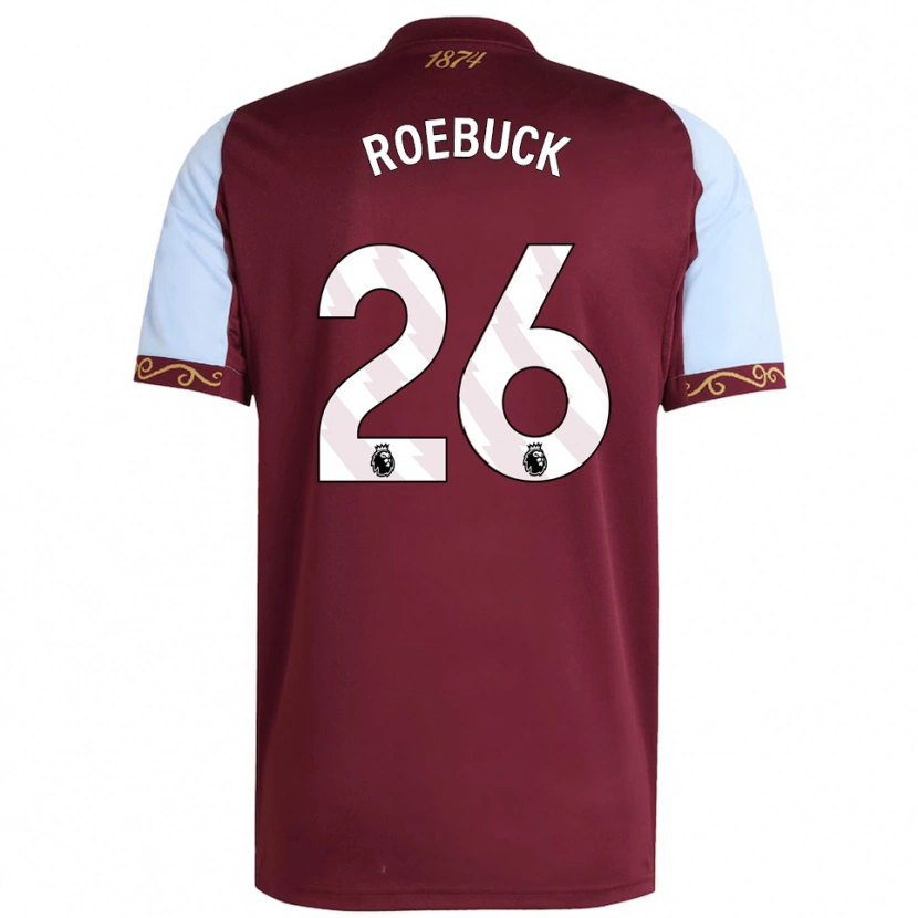 Danxen Men Ellie Roebuck #26 Burgundy Sky Blue Home Jersey 2025/26 T-Shirt