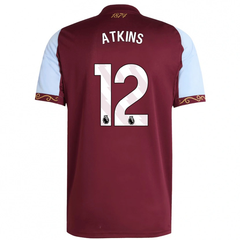 Danxen Men Clay Atkins #12 Burgundy Sky Blue Home Jersey 2025/26 T-Shirt
