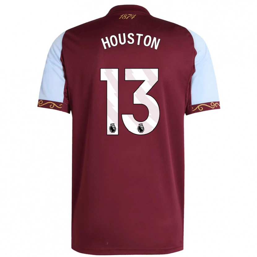 Danxen Men Theo Houston #13 Burgundy Sky Blue Home Jersey 2025/26 T-Shirt