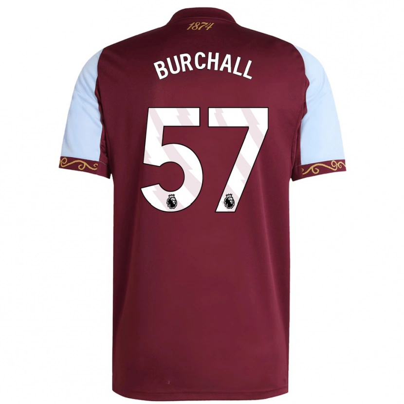 Danxen Men Ajani Burchall #57 Burgundy Sky Blue Home Jersey 2025/26 T-Shirt