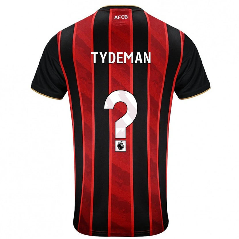 Danxen Men Kian Tydeman #0 Red Black Home Jersey 2025/26 T-Shirt