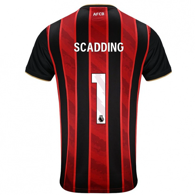 Danxen Men Katie Scadding #1 Red Black Home Jersey 2025/26 T-Shirt