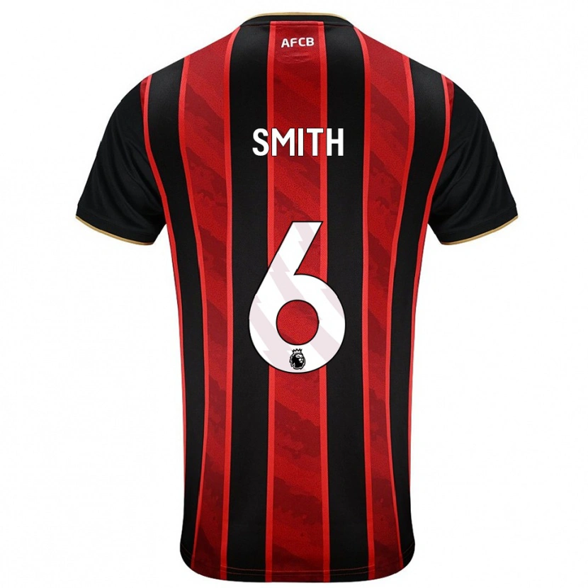 Danxen Men Maisy Smith #6 Red Black Home Jersey 2025/26 T-Shirt