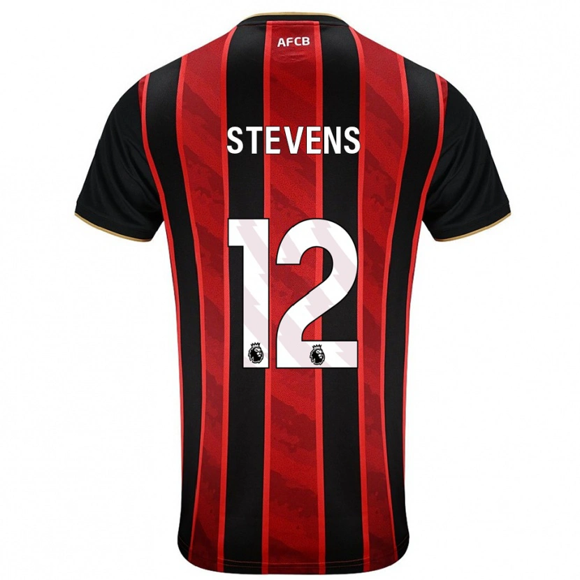 Danxen Men Charlie Stevens #12 Red Black Home Jersey 2025/26 T-Shirt