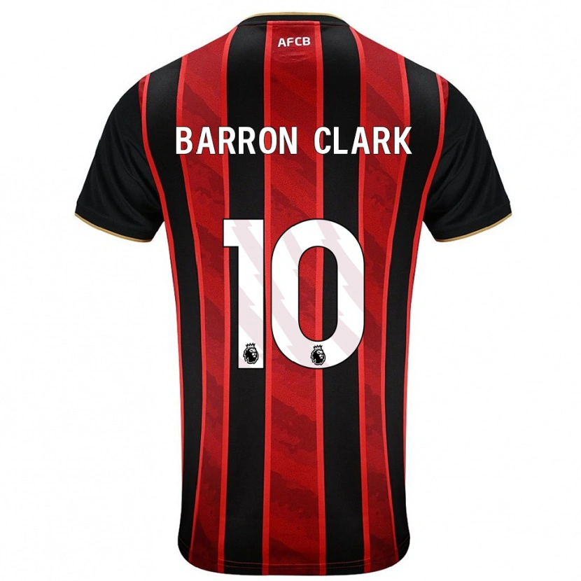 Danxen Men Molly Barron-Clark #10 Red Black Home Jersey 2025/26 T-Shirt