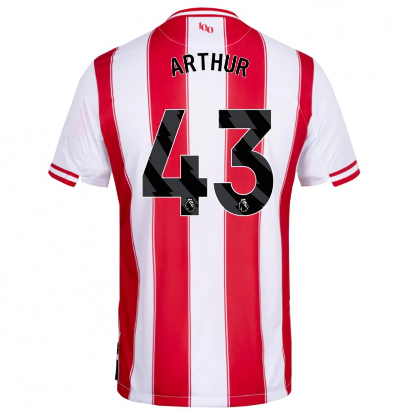 Danxen Men Benjamin Arthur #43 Red White Home Jersey 2025/26 T-Shirt