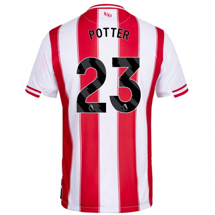 Danxen Men Lucy Potter #23 Red White Home Jersey 2025/26 T-Shirt