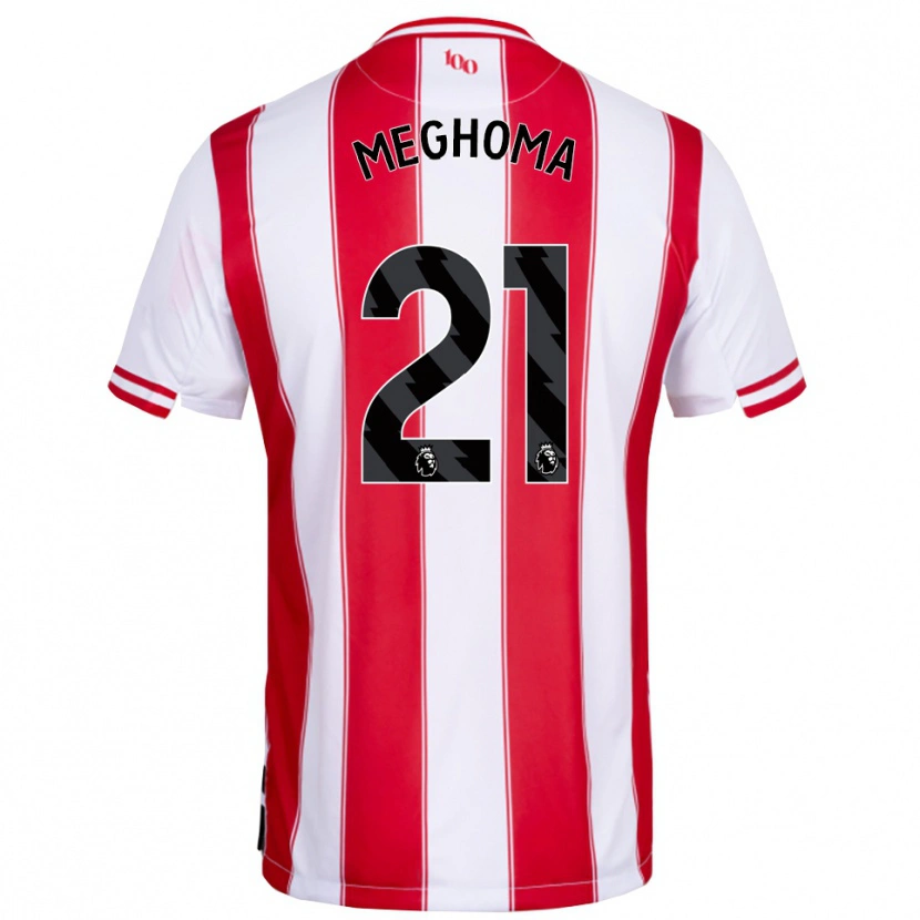 Danxen Men Jayden Meghoma #21 Red White Home Jersey 2025/26 T-Shirt