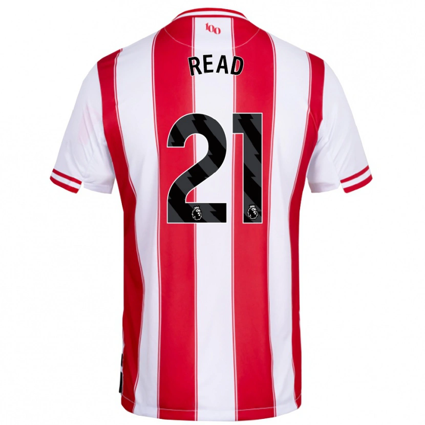 Danxen Men Samantha Read #21 Red White Home Jersey 2025/26 T-Shirt