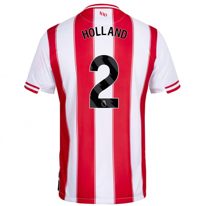 Danxen Men Isaac Holland #2 Red White Home Jersey 2025/26 T-Shirt