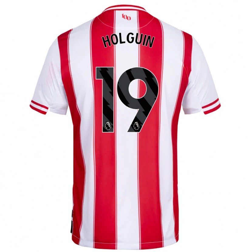 Danxen Men Paula Holguin #19 Red White Home Jersey 2025/26 T-Shirt