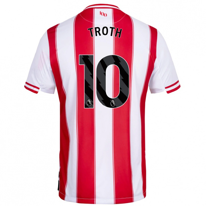 Danxen Men Sophie Troth #10 Red White Home Jersey 2025/26 T-Shirt