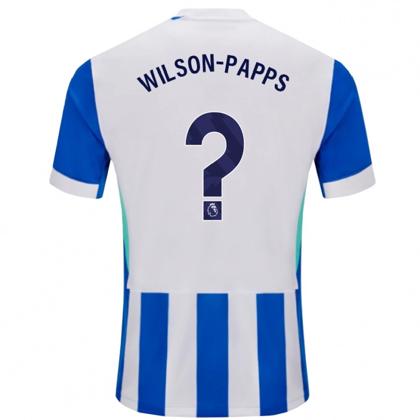 Danxen Men Charlie Wilson-Papps #0 Blue White Home Jersey 2025/26 T-Shirt