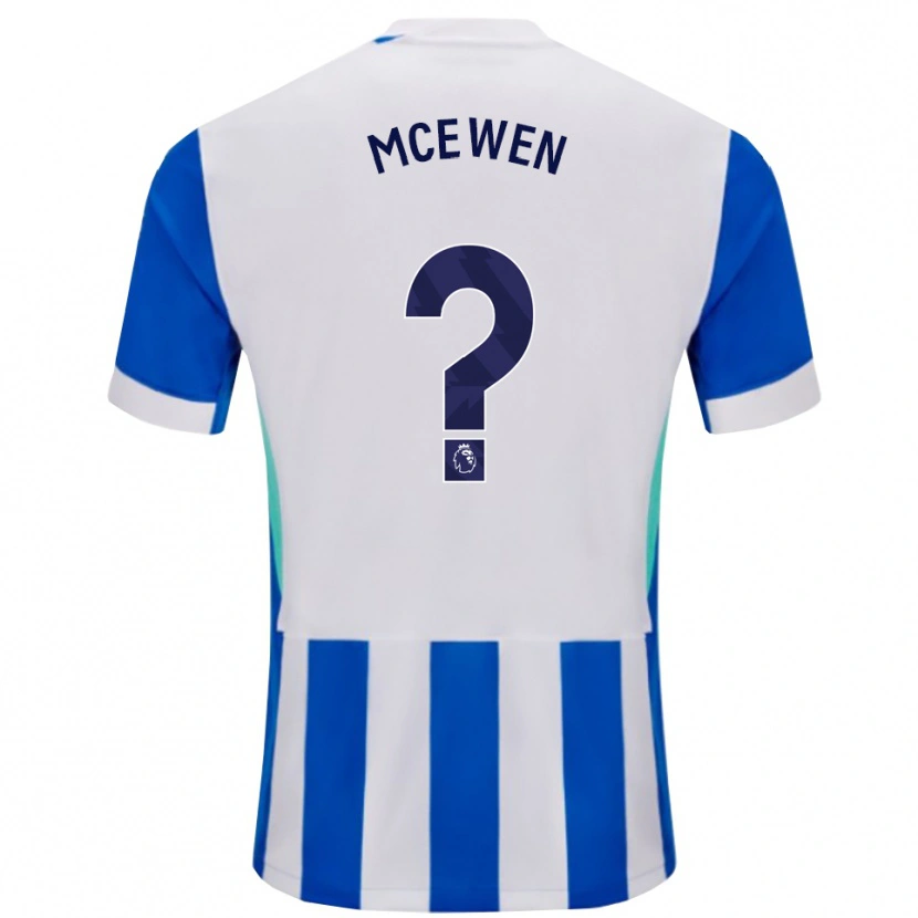 Danxen Men Grace Mcewen #0 Blue White Home Jersey 2025/26 T-Shirt