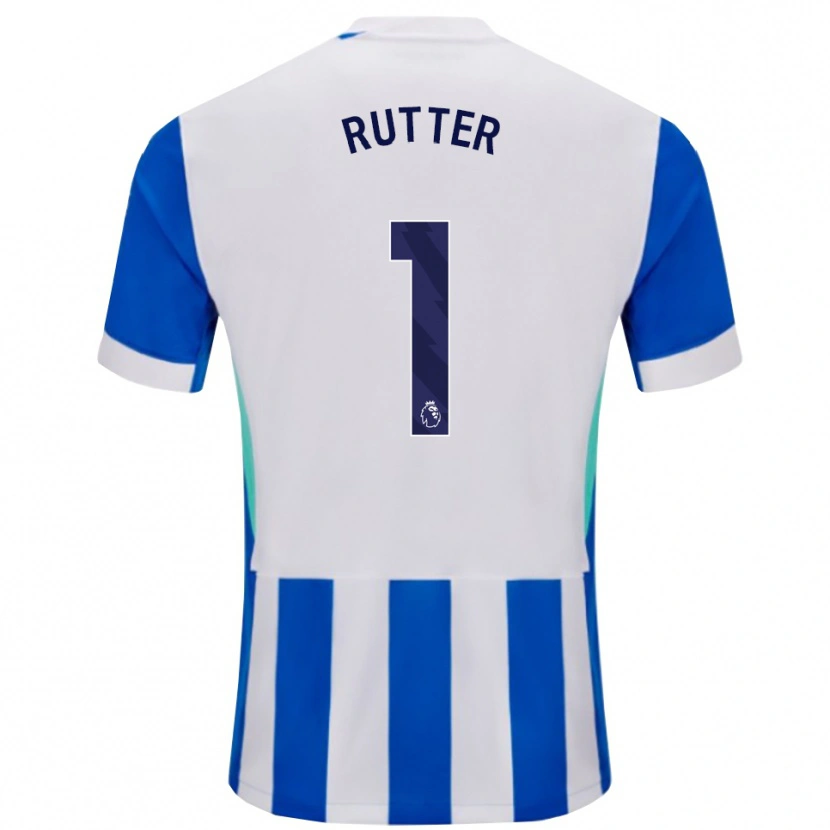 Danxen Men William Rutter #1 Blue White Home Jersey 2025/26 T-Shirt