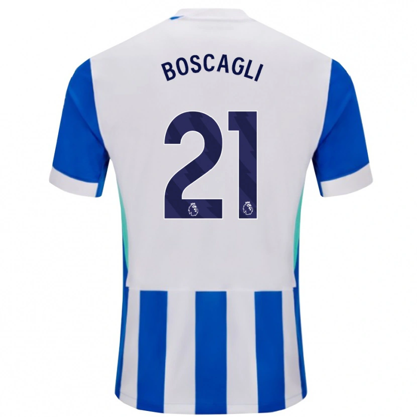Danxen Men Olivier Boscagli #21 Blue White Home Jersey 2025/26 T-Shirt