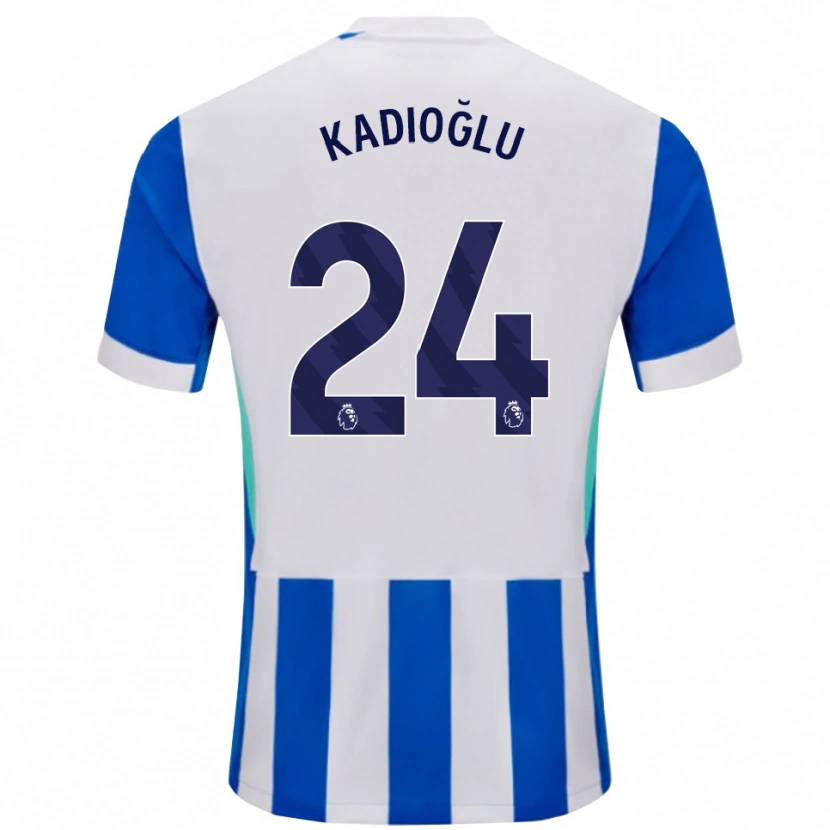 Danxen Men Ferdi Kadıoğlu #24 Blue White Home Jersey 2025/26 T-Shirt