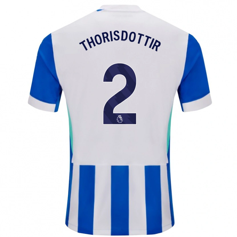 Danxen Men Maria Thorisdottir #2 Blue White Home Jersey 2025/26 T-Shirt