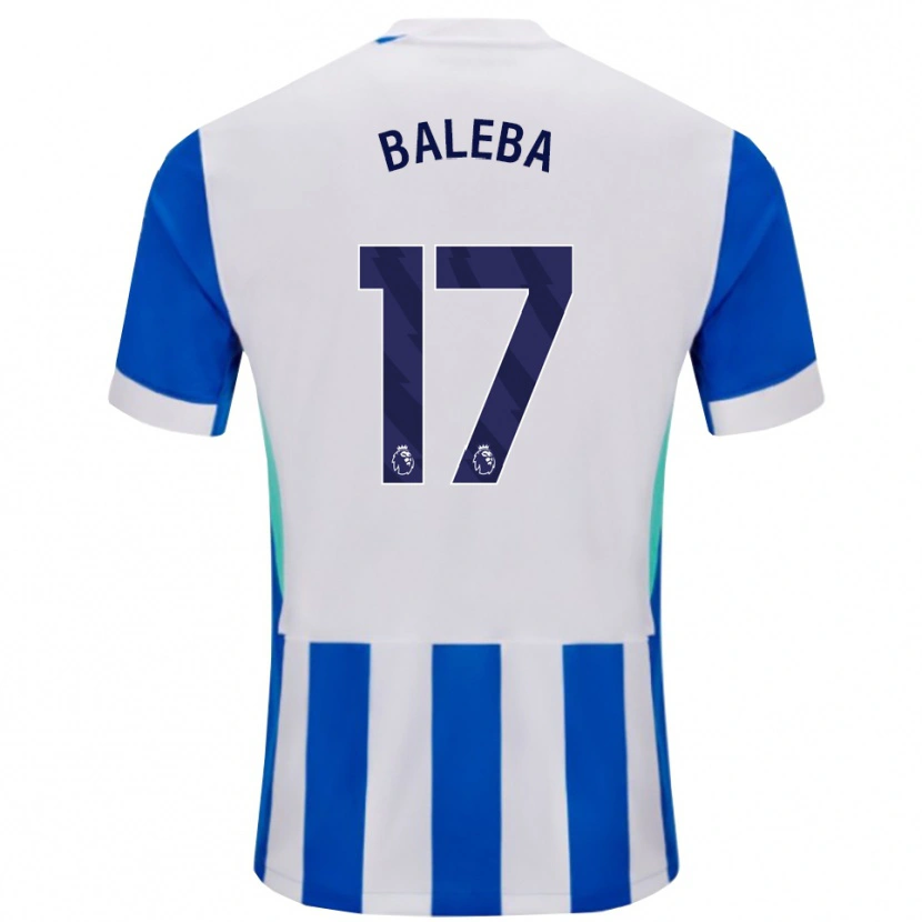 Danxen Men Carlos Baleba #17 Blue White Home Jersey 2025/26 T-Shirt