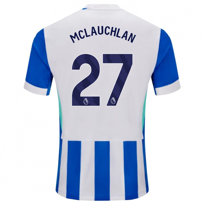 Danxen Men Rachel Mclauchlan #27 Blue White Home Jersey 2025/26 T-Shirt