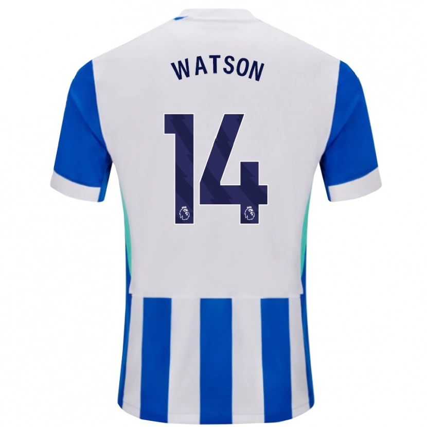 Danxen Men Tom Watson #14 Blue White Home Jersey 2025/26 T-Shirt