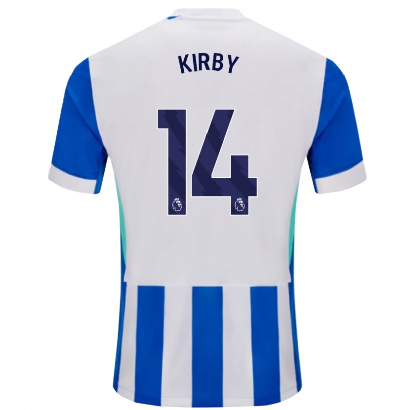 Danxen Men Fran Kirby #14 Blue White Home Jersey 2025/26 T-Shirt