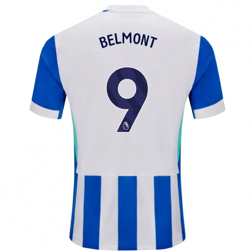 Danxen Men Joe Belmont #9 Blue White Home Jersey 2025/26 T-Shirt