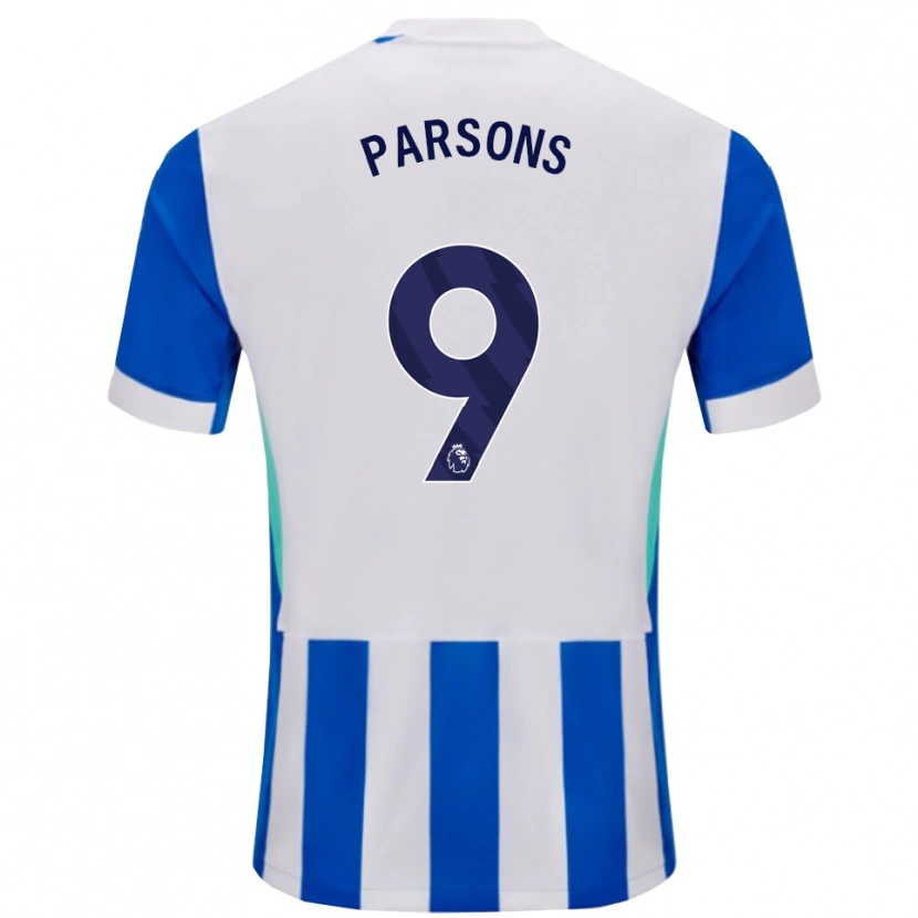 Danxen Men Jacob Parsons #9 Blue White Home Jersey 2025/26 T-Shirt