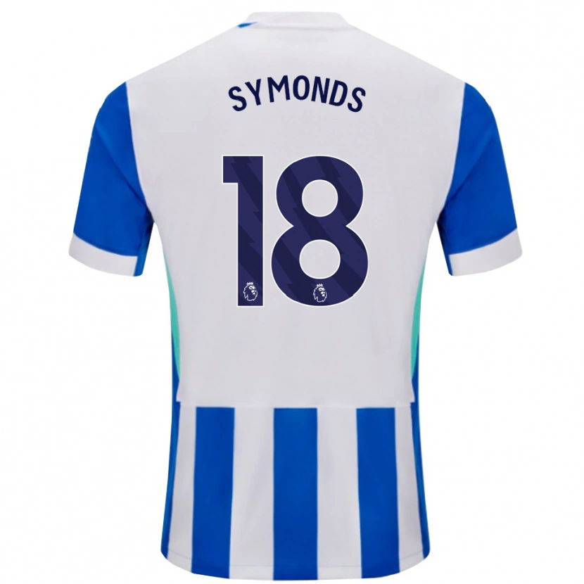 Danxen Men Maisie Symonds #18 Blue White Home Jersey 2025/26 T-Shirt