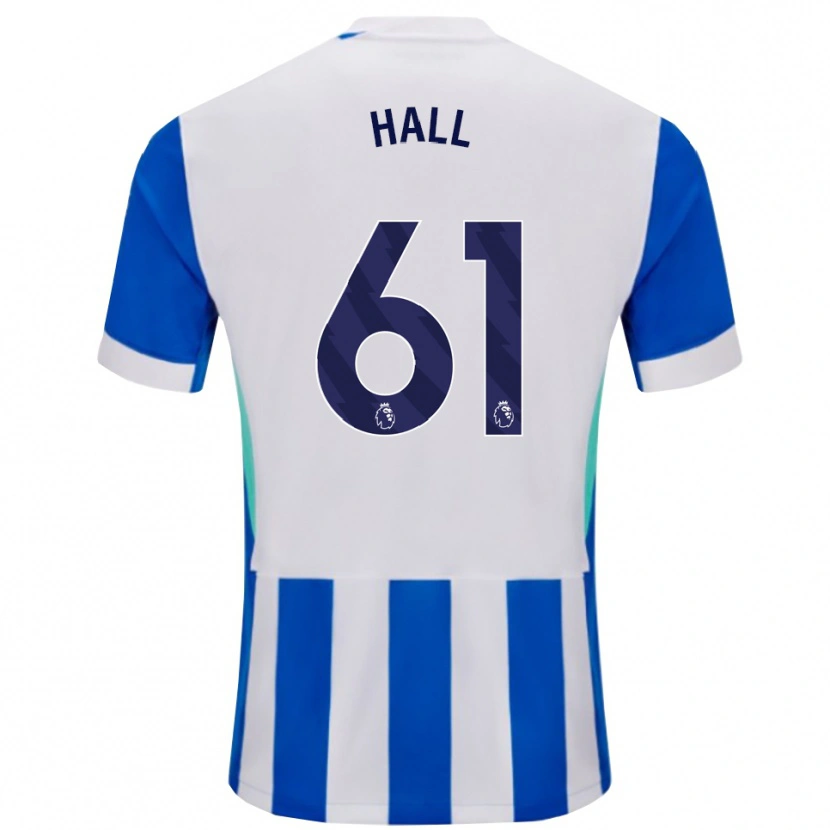 Danxen Men Steven Hall #61 Blue White Home Jersey 2025/26 T-Shirt