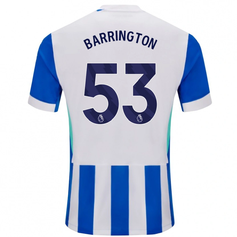 Danxen Men Luca Barrington #53 Blue White Home Jersey 2025/26 T-Shirt