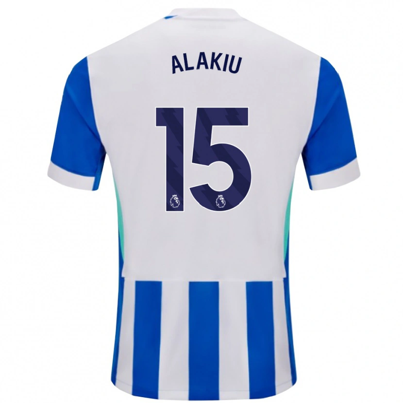 Danxen Men Isaiah Alakiu #15 Blue White Home Jersey 2025/26 T-Shirt
