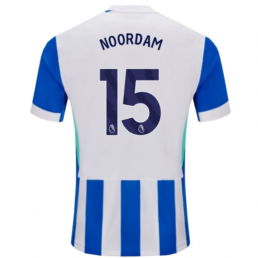 Danxen Men Nadine Noordam #15 Blue White Home Jersey 2025/26 T-Shirt