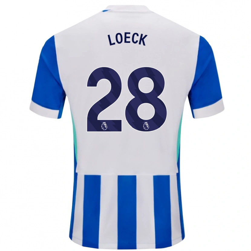 Danxen Men Melina Loeck #28 Blue White Home Jersey 2025/26 T-Shirt
